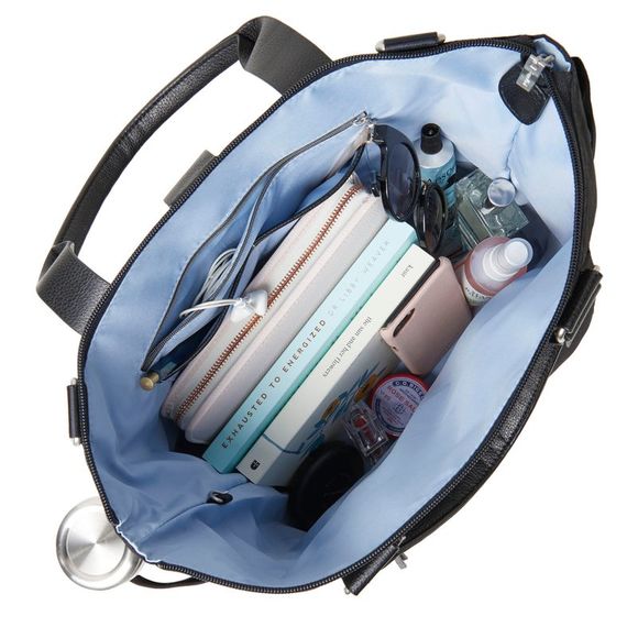 baggallini Women's 3-in-1 Convertible Tote Backpack with RFID Wristlet - Picture 7 of 11